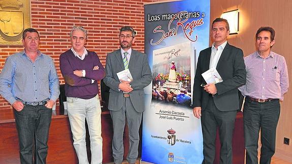 Zaballos, Gómez Bueno, Dacosta, Tostado y Madrid durante la presentación. 