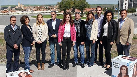 Candidatura completa del PP de Segovia a las Cortes de Castilla y León.