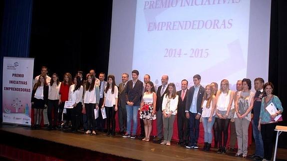 Acto de entrega de premios.