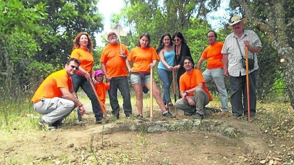 Voluntariado Ambiental. Recuperación de lagares tradiciones en Miranda del Castañar. 