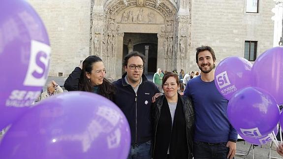 Cierre de campaña de Sí se Puede Valladolid.
