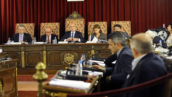 Pleno de la Diputación de Valladolid.