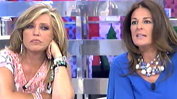 Lydia Lozano y Ángela Portero. 