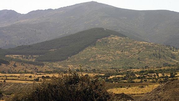 Variedad de ecosistemas y riqueza natural en el paisaje que dibuja la sierra de Guadarrama en su vertiente segoviana. 
