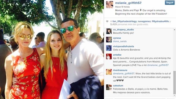 Melanie Griffith y Antonio Banderas vuelven a verse las caras