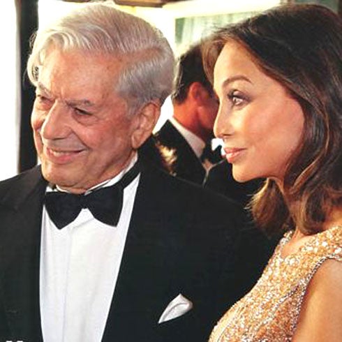 Isabel Preysler y Mario Vargas Llosa.