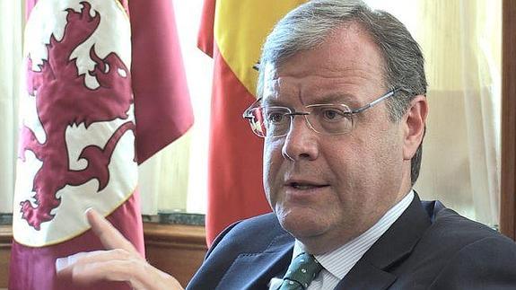 Antonio Silván, durante la entrevista. 