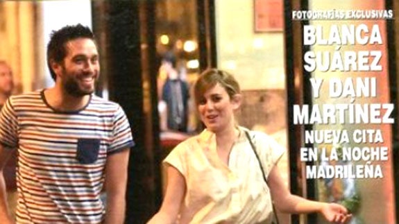Blanca Suárez y Dani Martínez, en la portada de 'Hola!'.