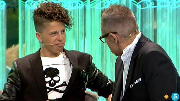 Christopher con Jordi González.