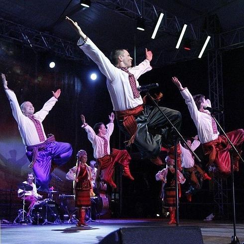 Ballet de Kiev, durante una actuación.