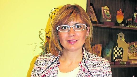 Rosa María Juanes, alcaldesa de Venta de Baños. 