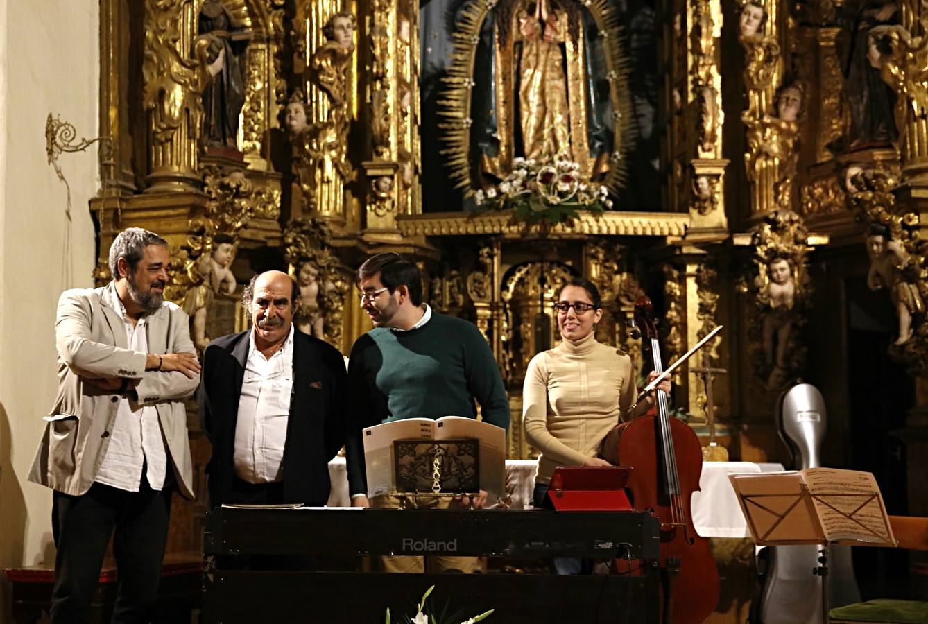 Carlos Aganzo, Cecilio Lera, Ernesto Monsalve y Eva Helena García. 