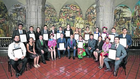 Ganadores de los Premios Nacionales de la Juventud de México. 
