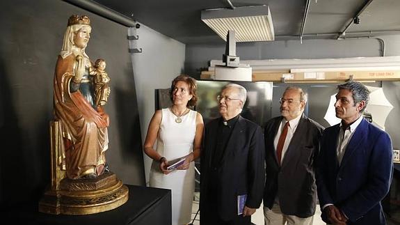 Josefa García Cirac, Jesús Mateo Fernández, Luis Luna y Leopoldo Adiego.