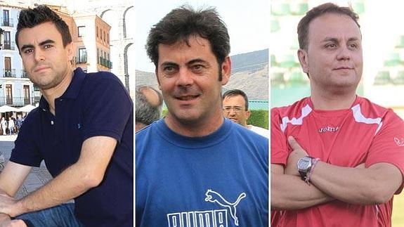 Juan Folgado, Paco Maroto y Tito Domingo. 