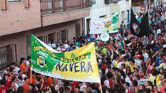 Desfile de las peñas. Fernando de la Calle