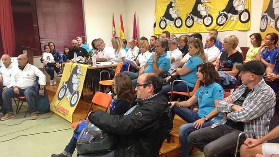 Los soicos, durante la asamblea. 