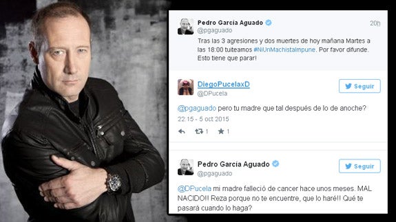 Un 'troll' le pregunta a Pedro García Aguado por su madre fallecida hace unos meses de cáncer