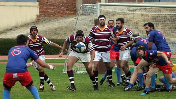 Momento del partido del BigMat Tabanera. 