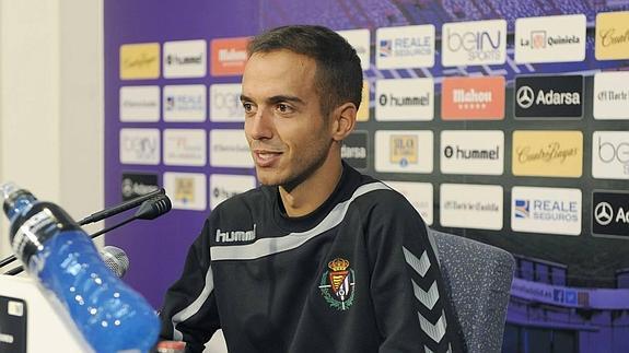 Borja Jiménez durante la rueda de prensa de presentación.
