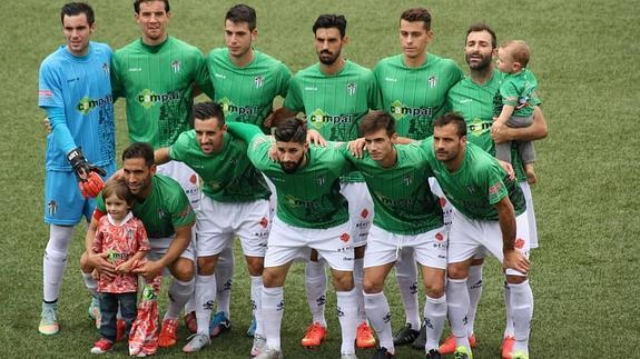 Un once inicial del Guijuelo de esta temporada. 