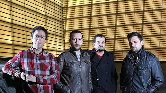 Componetes del grupo Correos, que actúa este sábado noche en la sala Beat Club. 