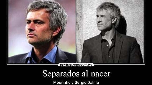 Sergio Dalma y su gran parecido con Mourinho