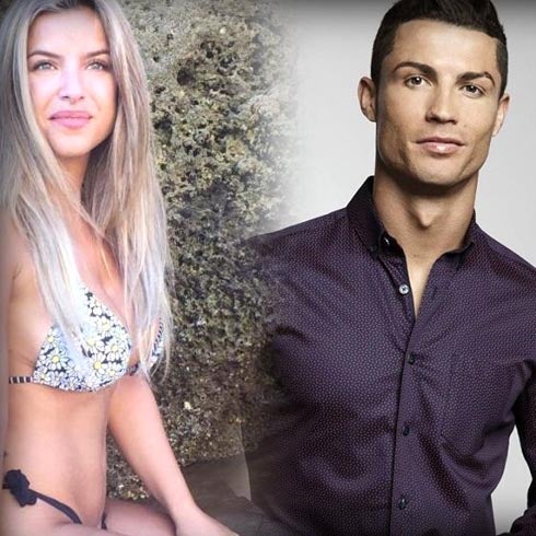 Marisa Mendes y Cristiano Ronaldo.