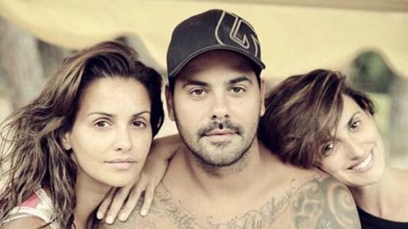 Mónica, Eduardo y Penélope Cruz.