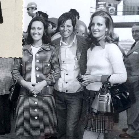 Carmen Lomana con El Cordobés y su hemana.
