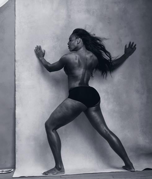 Foto de Serena Willians del Calendario Pirelli 2016.