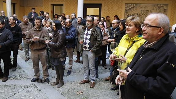 Participantes en la cata, celebrada en el Palacio de Quintanar. Diego Gómez