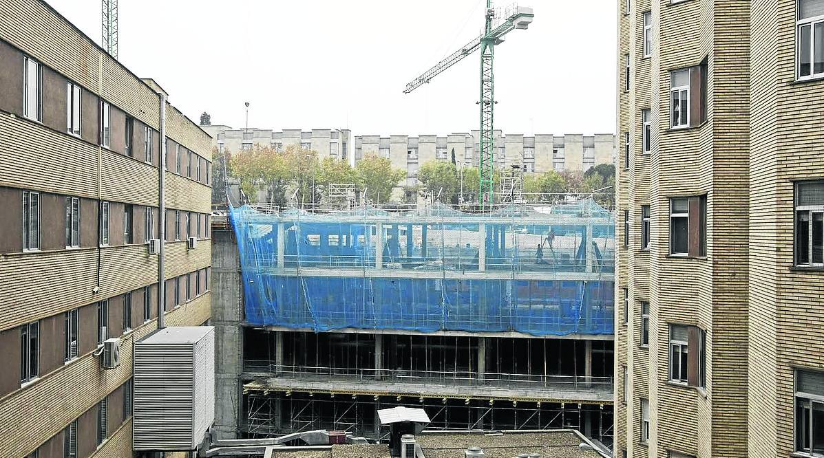 Imagen de las obras del nuevo Hospital.