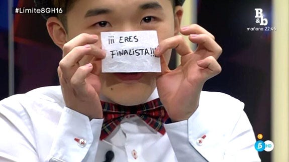 Han con la nota de finalista.
