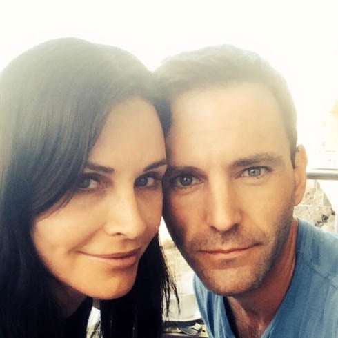 Courteney Cox y Johnny McDaid.