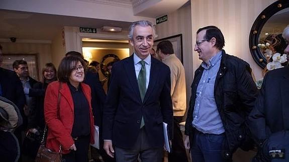 El secretario de Estado de Hacienda, Miguel Ferre, participa en un acto con empresarios sorianos organizado por el Partido Popular de Soria 