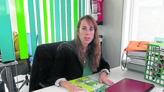 Lorena Merchán Sánchez, técnico de la Red de Voluntariado Social de Salamanca.