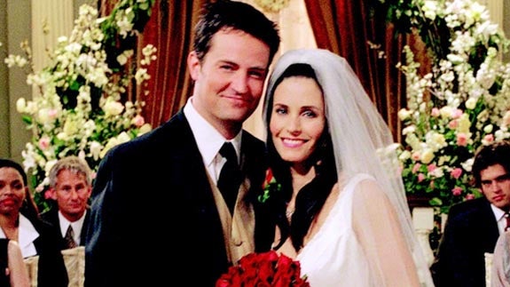 Boda de Chandler y Monica en 'Friends'.