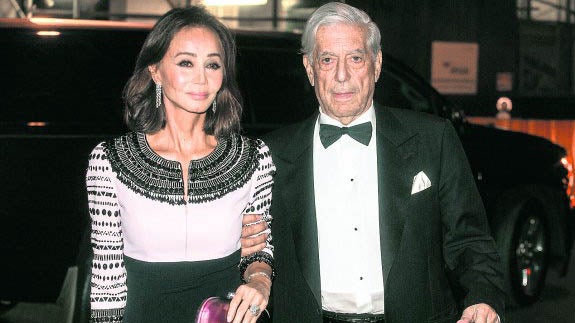 Isabel Preysler con Mario Vargas Llosa.