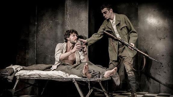 Una escena de 'La piedra oscura', del dramaturgo Alberto Conejero. El Norte