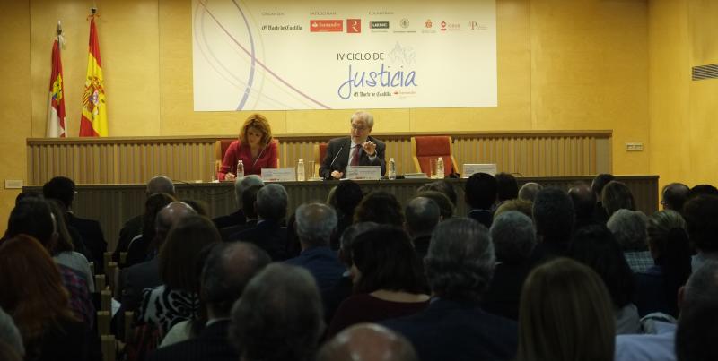 Francisco Fonseca inaugura el V Ciclo de Justicia El Norte de Castilla-Santander.