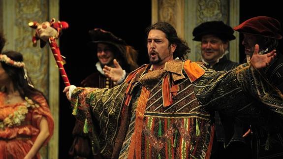 Interpretación de 'Rigoletto' a cargo de la compañía Ópera 2001. 