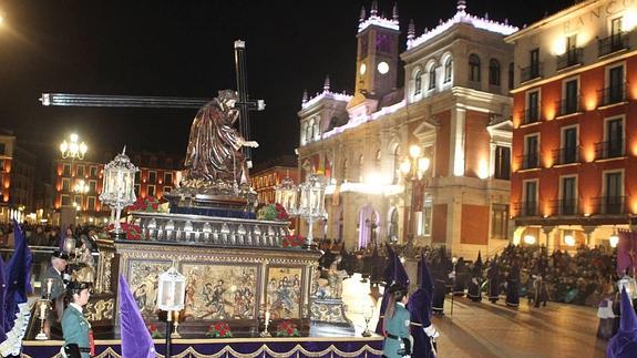 Escena de la procesión general del Viernes Santo del año pasado. 