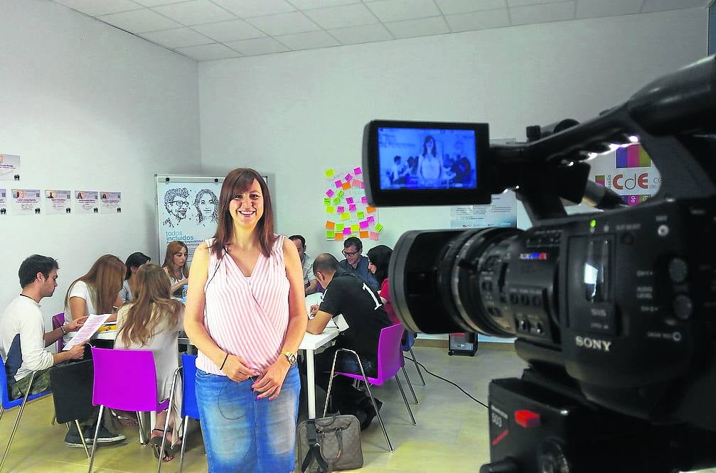 Participantes en una lanzadera.