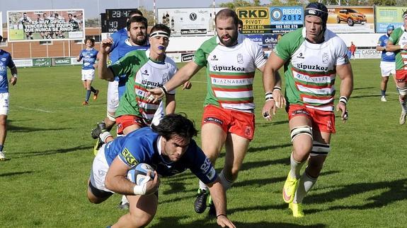 Imagen del encuentro de la primera vuelta entre VRAC y Hernani.