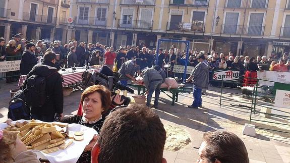 Otro año como es de ley hace matanza del cerdo El Virrey