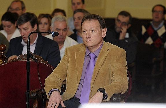 El jefe de la UDEV de Burgos durante su declaración.