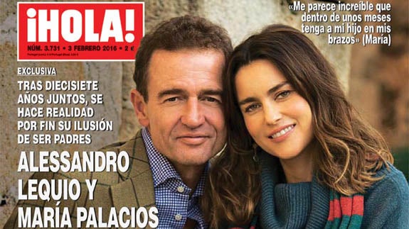 Alessandro Lequio y María Palacios tienen decidido el nombre de los padrinos