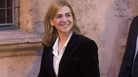 La infanta Cristina.