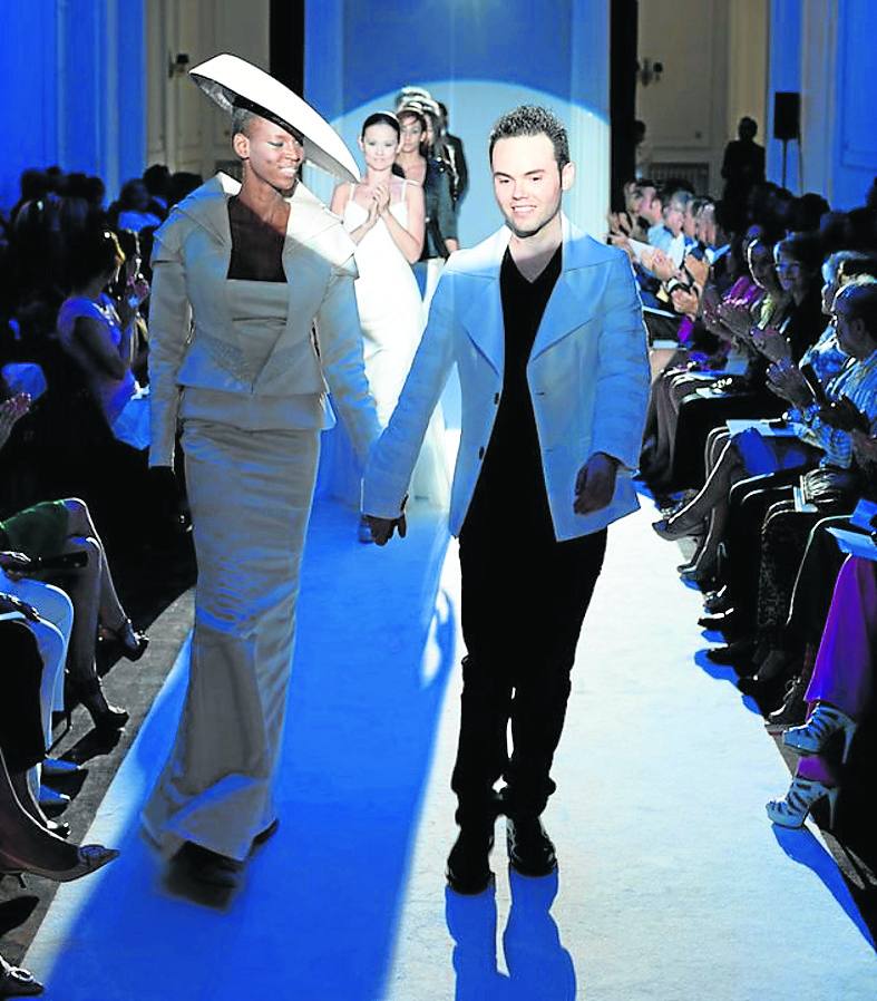 José Manuel ‘Alonsize’, en un desfile de alta costura.